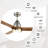 52'' Ceiling Fan with LED Lights