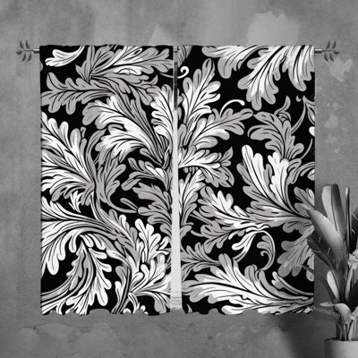 Paire de rideaux obscurcissant en polyester Vikita