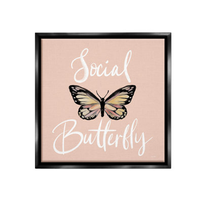 «Social Butterfly Expression» par House Fenway sur toile