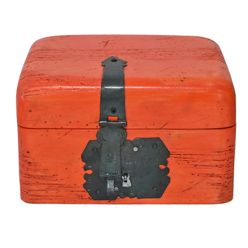 1 Piece Solid Wood Accent Trunk