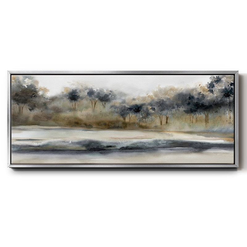 Silent River - toile encadrée, H 20 po x l 50 po