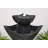Resin Solar Pedestel Fountain with Light