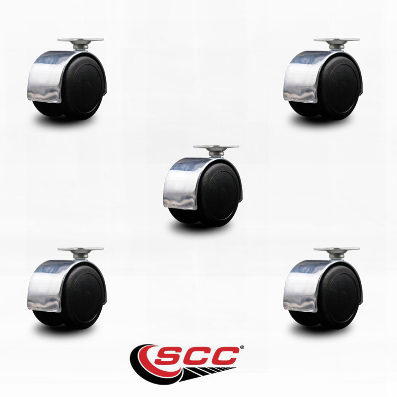 Ensemble de 5 roulettes pour 2 roulettes