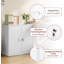 Bedarra Iron 2 - Door Rectangle Accent Cabinet-863279708