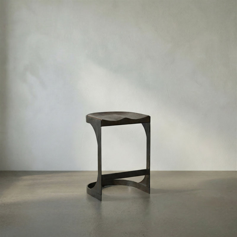Baxter Stool with Metal Frame, Counter Stool (24" Seat Height)