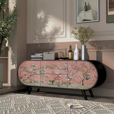 Armoire de rangement à double porte et double tiroir