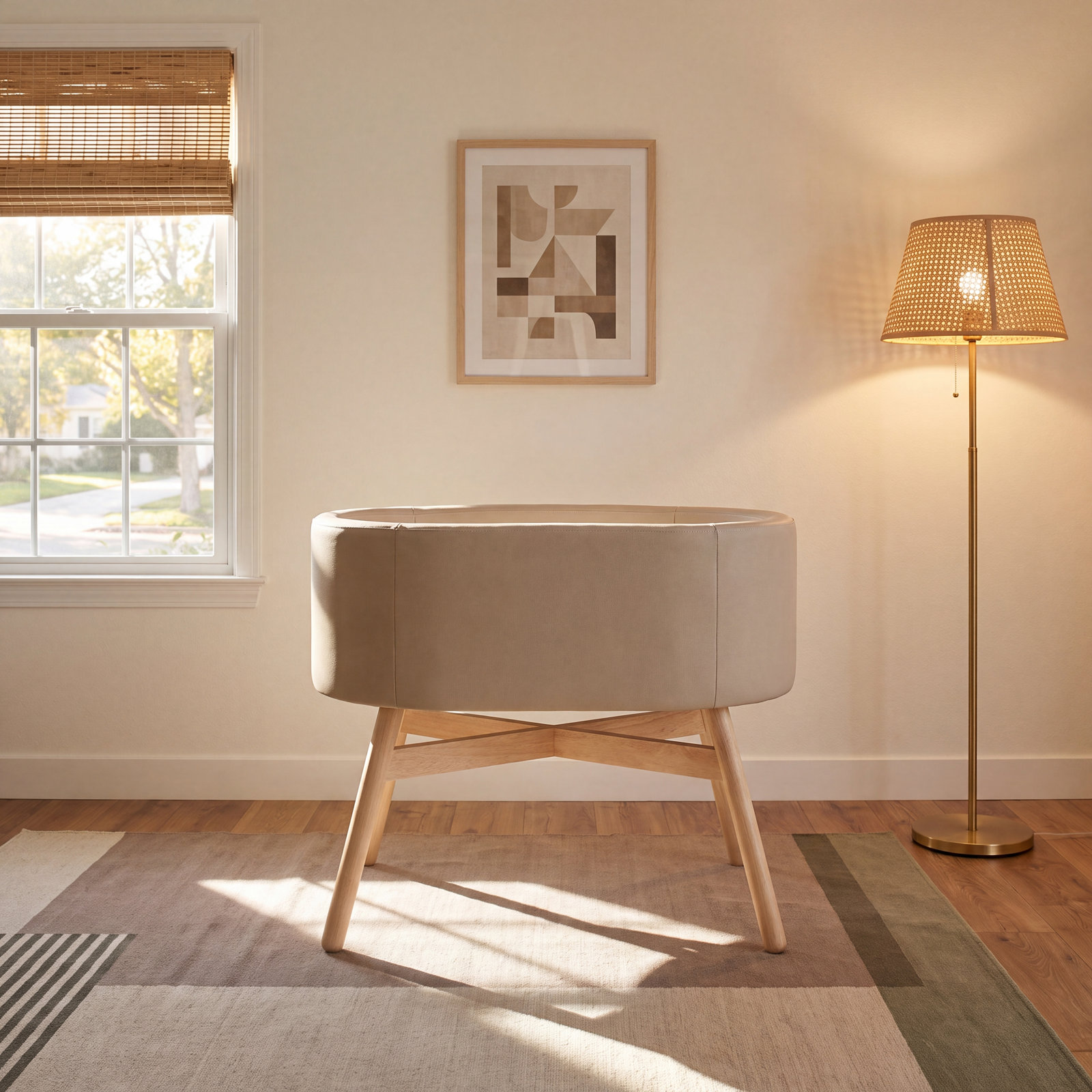 Babyletto x GATHRE Capsule Bassinet, Beige