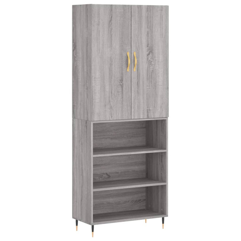 69.5cm Sideboard, Grey Sonoma