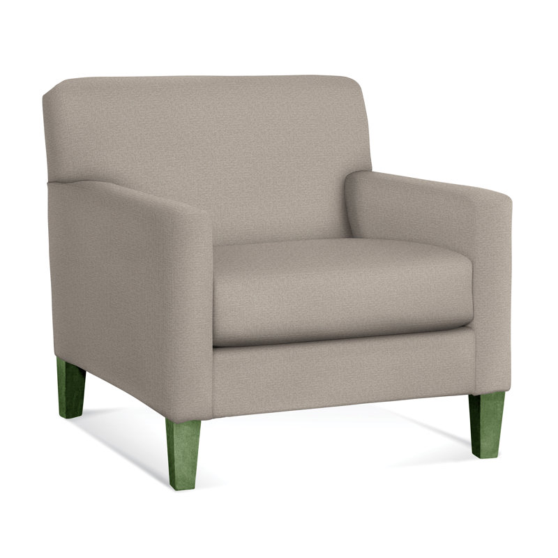 Tampa Armchair, Beige Performance Fabric; 0851-73, Havana