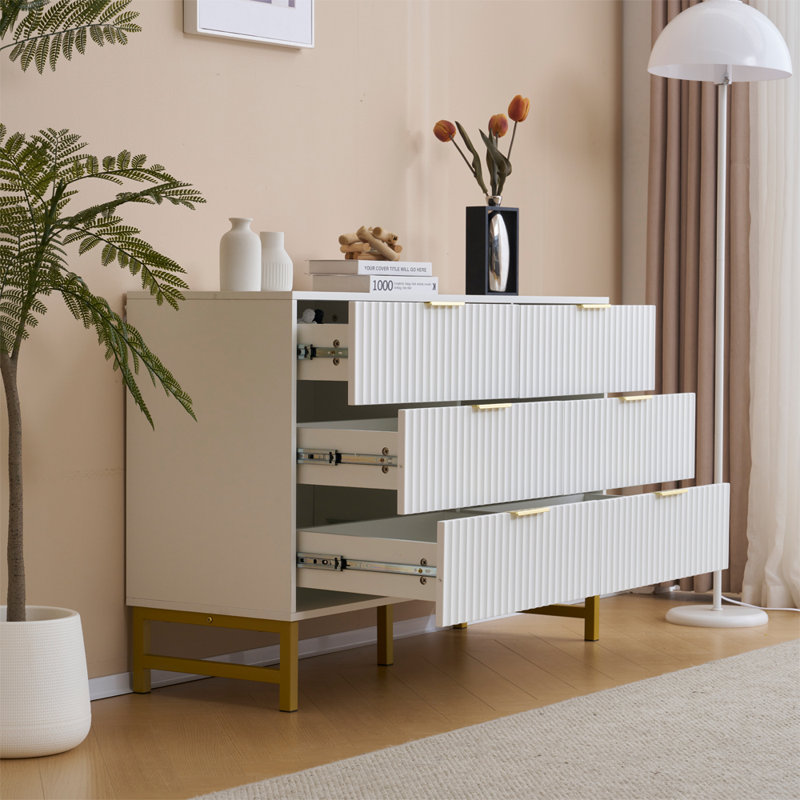 Majzara 49cm W Chest of Drawers, White