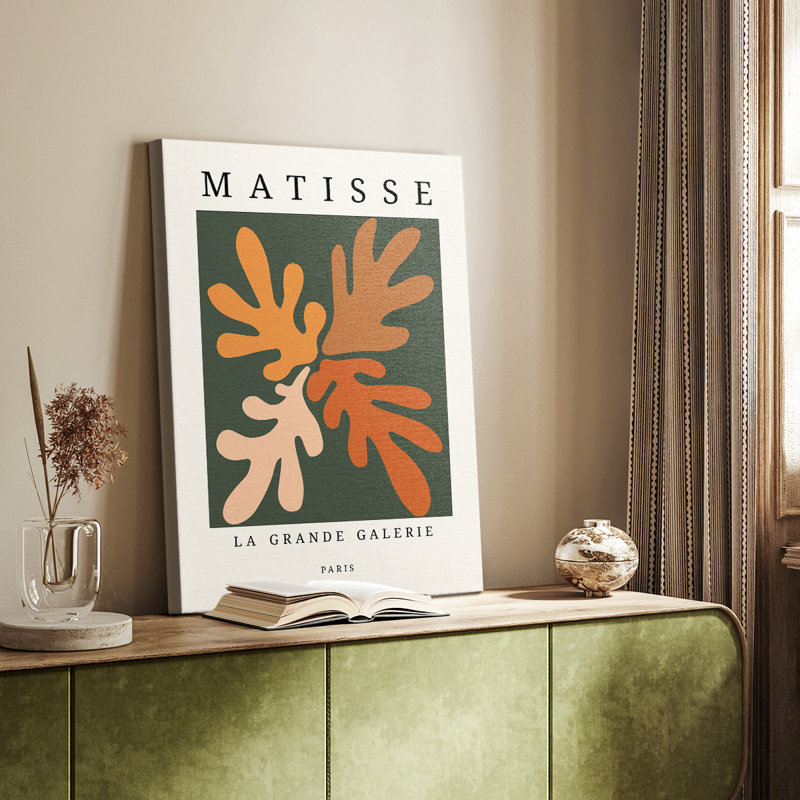 Matisse CCCCL XXXV, reproduction d'art encadrée sur mesure, galerie Cavas, H 18 po x l 12 po