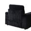 Méridienne en velours côtelé de 42,5 pouces pour la lecture, canapé confort moderne avec porte-gobelet, canapé d'appoint rembourré de salon simple avec repose-pieds-1545077315