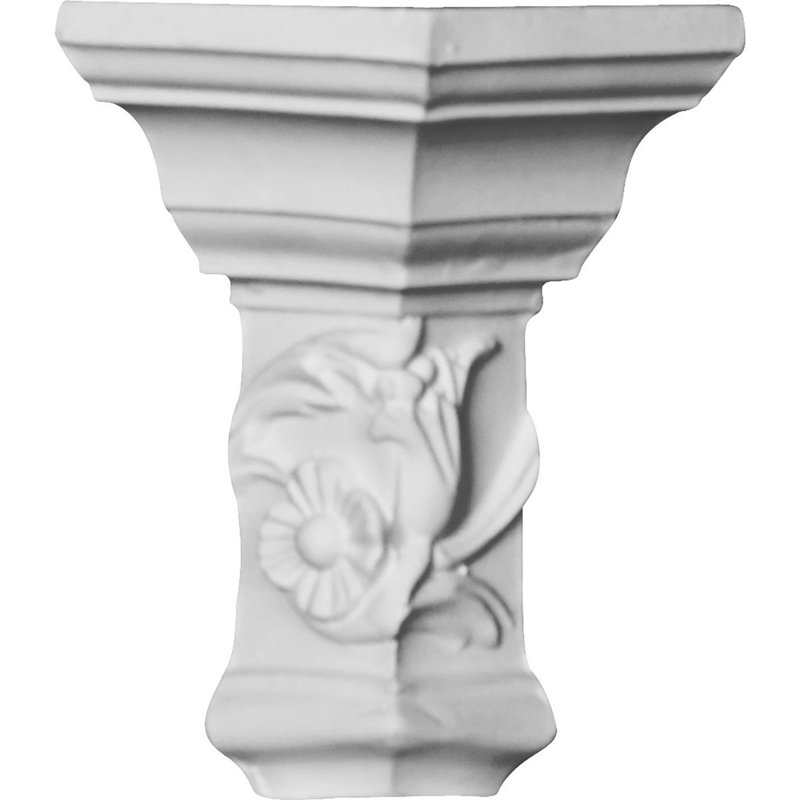 Endurathane Outside Corner Moulding (matches moulding MLD05X02X06FL), 2 1/4"P x 5 5/8"H, Factory Primed
