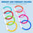 8 Pcs Dive Rings Pool Toys