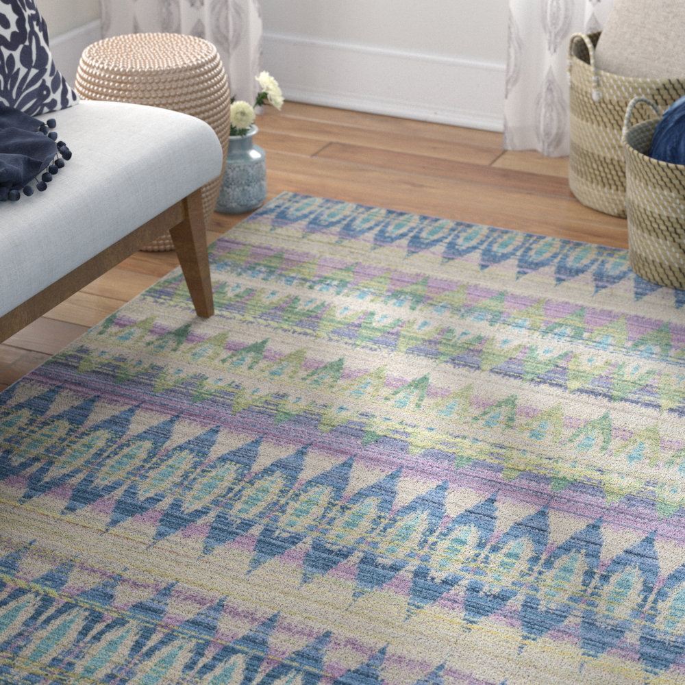 Bungalow Rose Embrya Ikat Rug & Reviews Wayfair