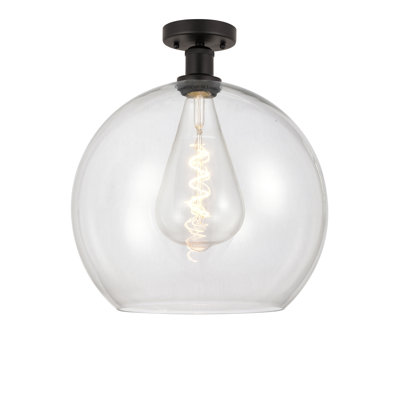 Cindi Glass Semi Flush Mount