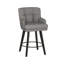Tabouret de bar 26 po pivotant sur 360 ° à hauteur de comptoir 26 pi, chaises de îlot de cuisine avec pieds en bois-1351705097-1351488994