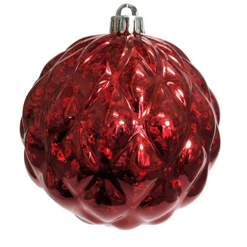 Ornement boule de mercure, Rouge