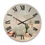 Horloge murale en bois blanc-1296770066
