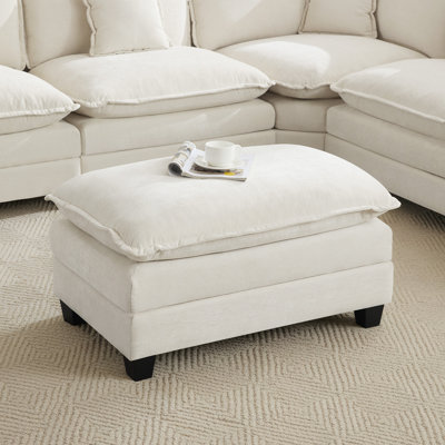 35.4’’ Rectangle Chenille Ottoman for Modular Sectional Sofa