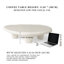 Deira 120cm Cloud-Shaped Fibreglass Coffee Table-771724671