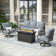 Tapasi 5 - Person Patio Conversation Set with Swivel Lounge Chairs &  Firepit Table