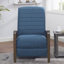 Push Back Recliner With Wooden Arms