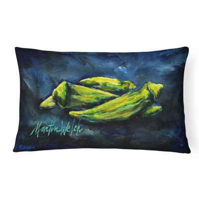  Coussin décoratif intérieur / extérieur Okra Bleu