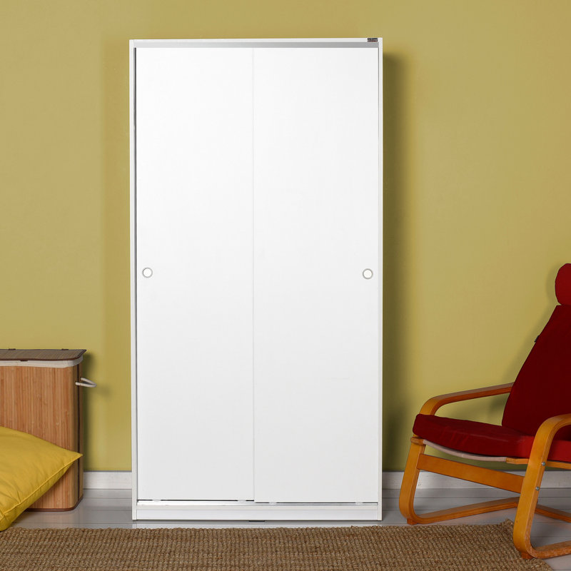 Gerling 2 Door Manufactured Wood Wardrobe, White