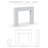 Contemporary Cast Stone Fireplace Surround with Beveled Hearth-103606628-103606632