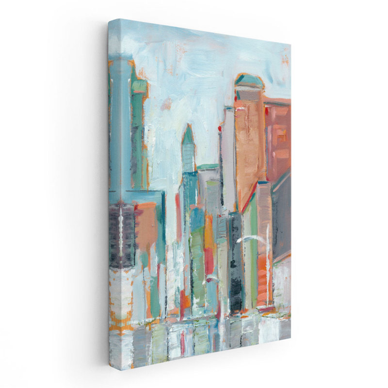 «Downtown Contemporary I», reproduction d'art sur toile, H 48 po x l 32 po