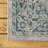 Nate Boho Medallion Textured Weave Gray/Teal Indoor/Outdoor Rug-1837582218