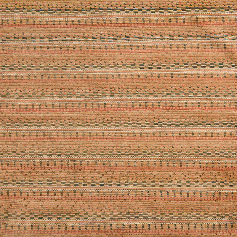 Tapis abstrait lavable à la machine 100% Amareya 5382, Carré 5 pi