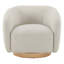 Fauteuil rembourré pivotant