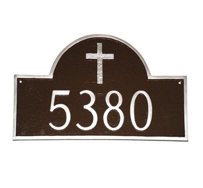 Classic 1-Line Lawn Address Sign