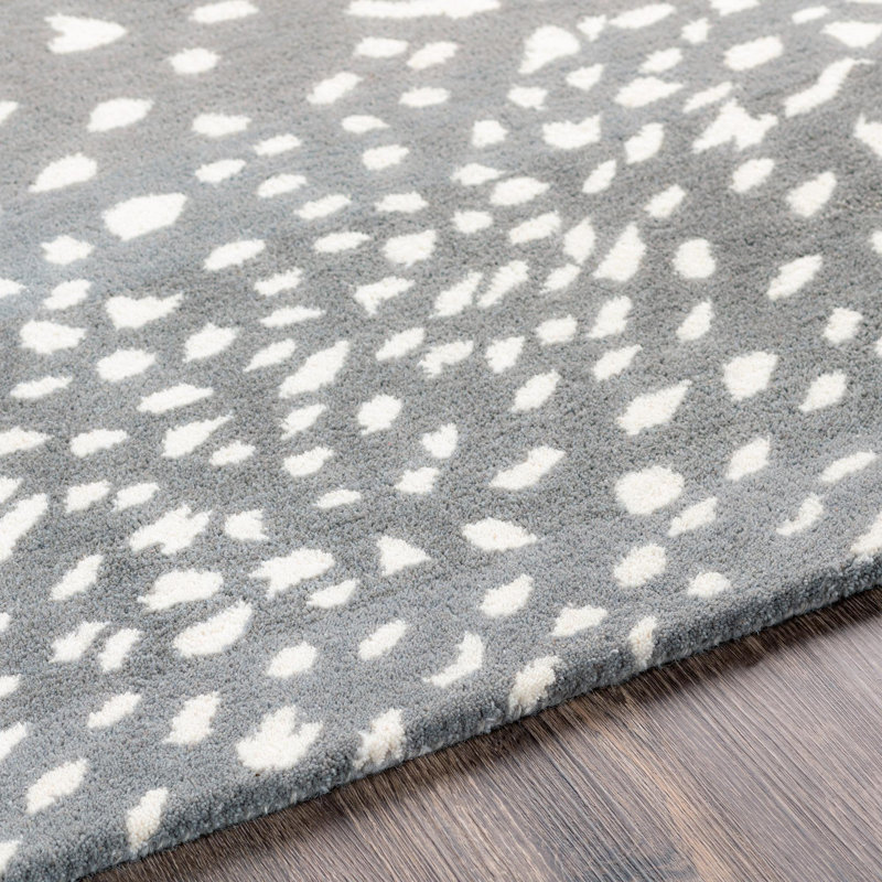 Elsberry Hand Tufted Wool Animal Print Indoor Rug, Runner 2'6" x 8'