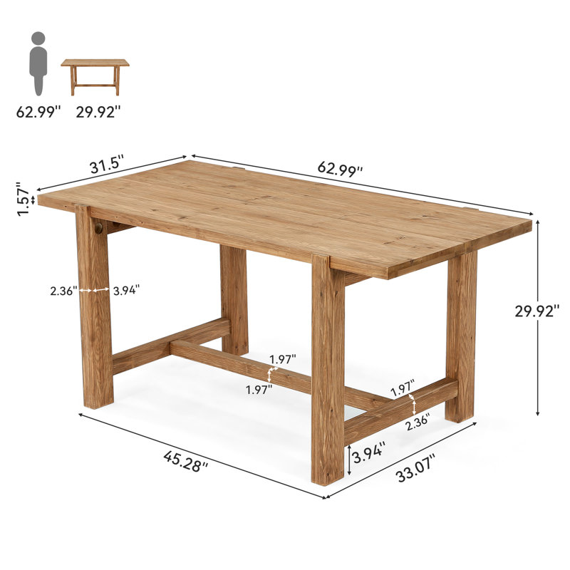 Solid Wood Dining Table