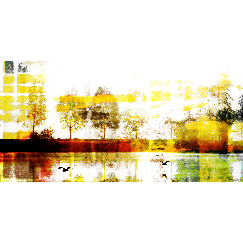 1 Piece Wrapped Canvas Wall Art, 30cm H x 61cm W x 5cm D