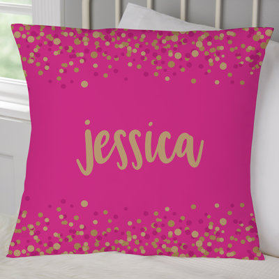 Polka Dots Throw Pillow