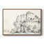 Paysage rétro CDXV - reproduction encadrée sur toile-1971958734-1971958723