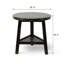 Table d'appoint ronde 26 pouces avec tablette -1862922340