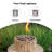 Round TerraFab Tabletop Fire Bowl