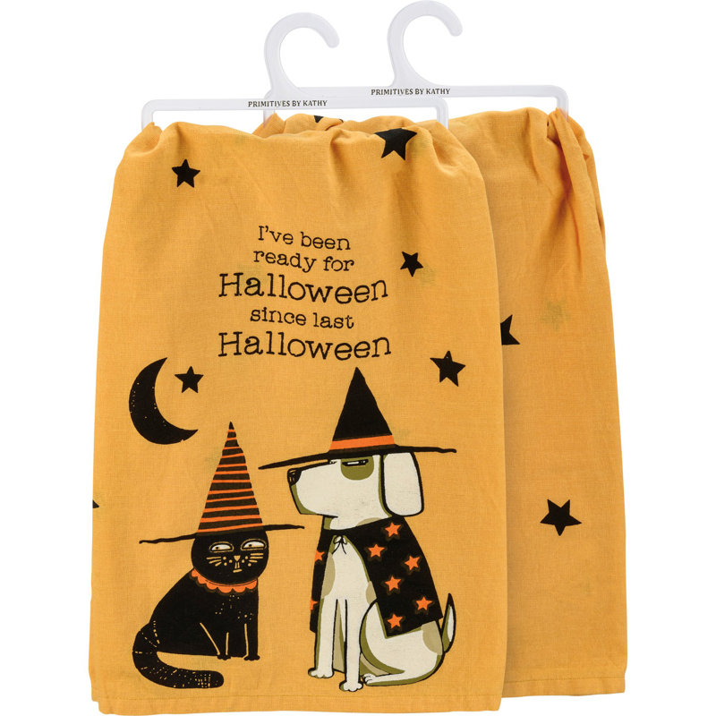  Ready For Halloween Kitchen Towel - 28" X 28"