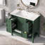 Meuble-lavabo 36 po avec lavabo, une armoire et trois tiroirs, panneau de bois massif et panneau de fibres à densité moyenne-1537375196