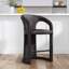 Archie Leather Counter Stool-1807341940