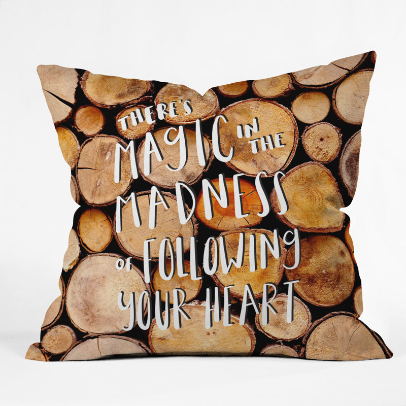 Magic in The Madness Throw Pillow, 16" x 16"