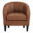 Alina Vegan 26.4" Wide Small Leather Barrel Chair-89014451