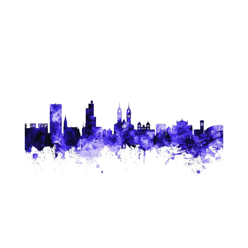 Winterthur, Switzerland Skyline by Michael Tompsett - Wrapped Canvas Gallery-Wrapped Canvas Giclée