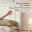 Tête de lit tapissier pour lit, aucun assemblage requis-684639325-684639326