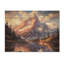 Mountain View Bliss I - Countryside Print on Natural Pine Wood-742001009